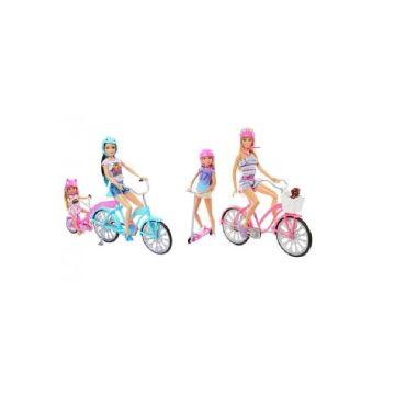 Muñecas Barbie, bicicleta y accesorios