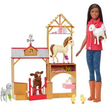 Muñeca y accesorios Barbie Sweet Orchard Farm
