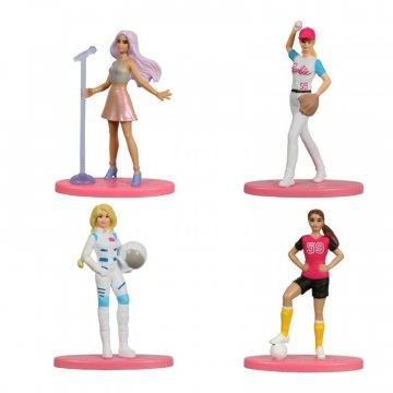 Pack 4 figuras colección Barbie Micro