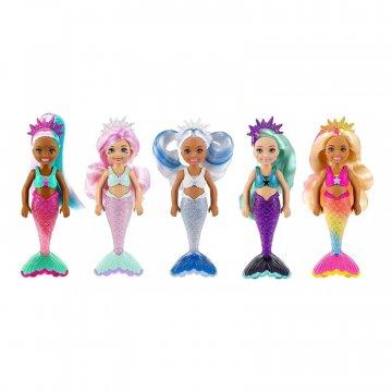 Muñeca Chelsea Sirena Barbie Color Reveal