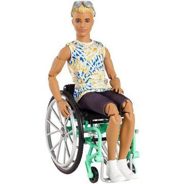 Muñeco Ken Barbie Fashionistas # 167 con silla de ruedas y rampa