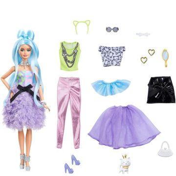 Juego de accesorios y muñeca extra de Barbie con piezas para mezclar y combinar para más de 30 estilos