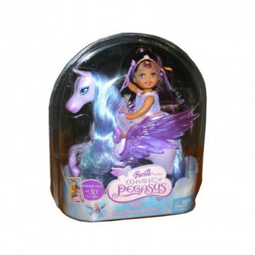 Muñeca Kelly (AA) Princesa de las Nubes y Pony (Morada)