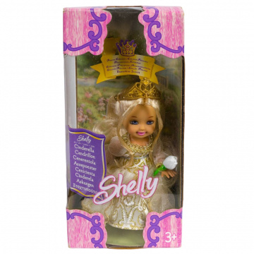 Muñeca Shelly es Cenicienta traje de novia Barbie Princess Collection