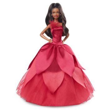 Muñeca Barbie Holiday 2022 (Castaña oscura)