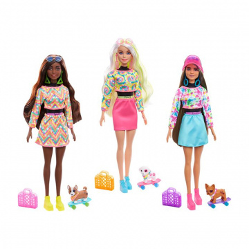Surtido muñeca y accesorios Totally Neon Fashions Barbie® Color Reveal™ 