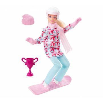 Muñeca Barbie Snowboarder