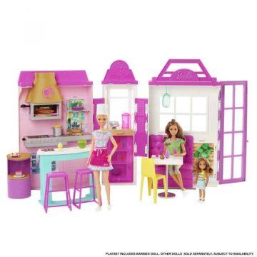 Set de juegos y muñeca Barbie restaurante cook 'n grill