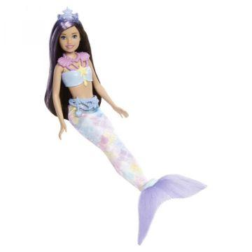Muñeca Barbie Sirena poderosa, modas y accesorios