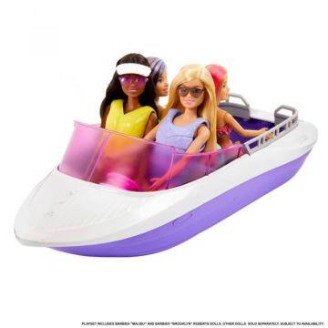 Juego de barco y muñecas Barbie Mermaid Power
