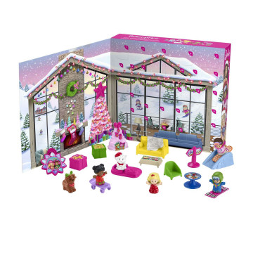 Calendario de Adviento Barbie, Little People, Fisher-Price, 24 juguetes