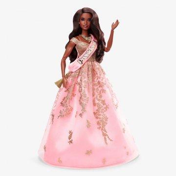 Muñeca coleccionable Barbie la película, presidente Barbie en vestido rosa y dorado