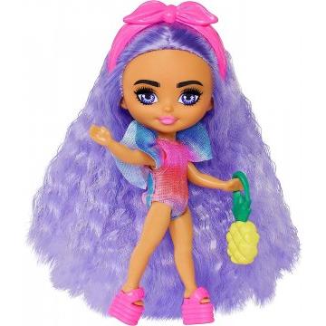 Barbie Extra Mini Minis Muñeca de viaje con moda de playa, Barbie Extra Fly