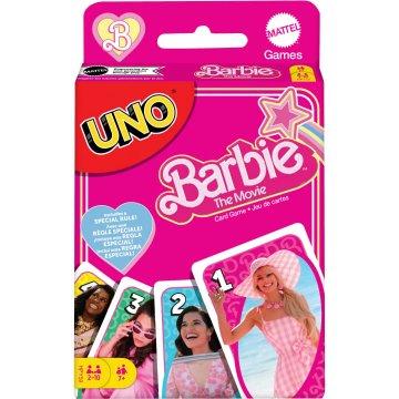 Juego de cartas UNO Barbie the Movie, inspirado en la película