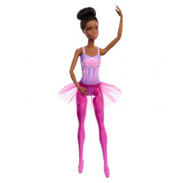 Surtido Muñeca Barbie Bailarina de Ballet articulada con tutú y moño (AA)