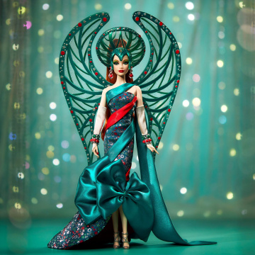 Muñeca Barbie Bob Mackie Holiday Angel