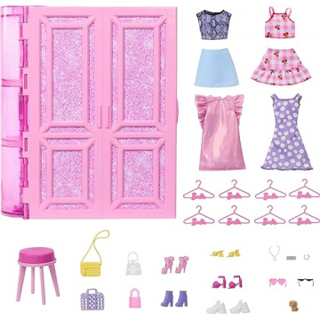 Set de juego y accesorios Barbie® Dream Closet