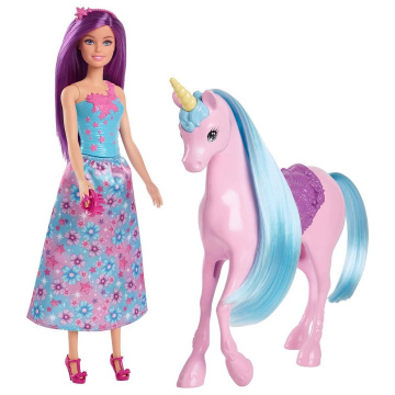 Muñeca Barbie y Unicornio