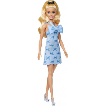 Muñeca Barbie Fashionistas Blue Bows