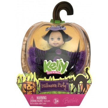 Muñeca Kelly Barbie Halloween Party Purple & Black Spider