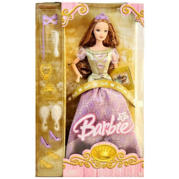 Muñeca Barbie La princesa y el guisante Baile de Carnaval