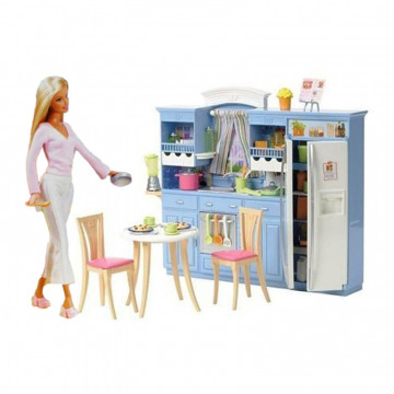 Barbie Play All Day Cocina / Muñeca #1