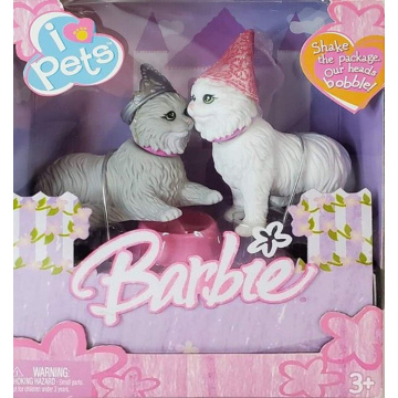 Gatitos con cabeza que se mueve Barbie I Love Pets Lights Camera Glamour