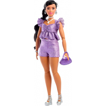 Muñeca Nº 8 Barbie Deluxe Style Dolls – Metallic Dress