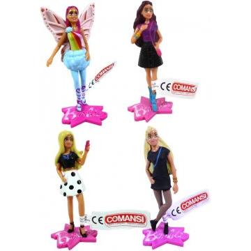 Set de cuatro figuras Barbie