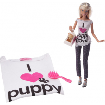 Barbie I Love T-Shirt I Puppy Love + camiseta