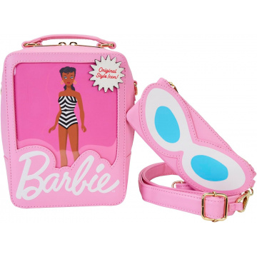 Loungefly Barbie 65th Anniversary: Barbie Crossbody Purse,  Exclusivo Amazon