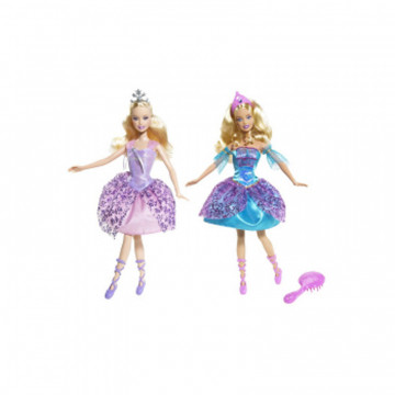 Muñecas Barbie® Annika™ & Rosella™ (Bailarina)