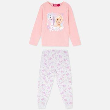 Pijama de algodón con estampado de unicornios de Barbie