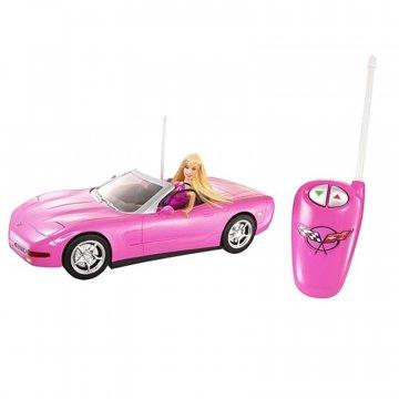 Corvette y muñeca Barbie (No-DV motor) (TRU)