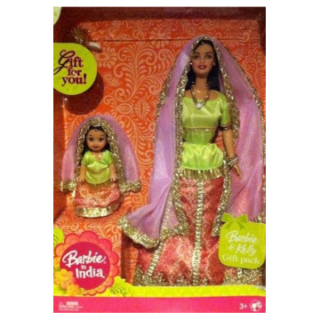 Set de regalo Barbie & Kelly in India