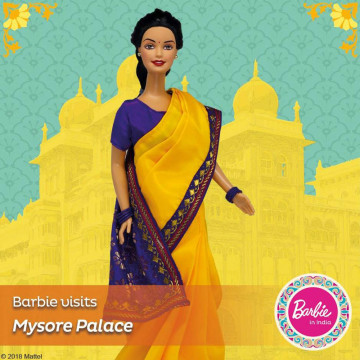 Muñeca Barbie Visits Mysore Palace