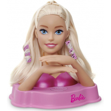 Cabezal de peluquería Barbie Core con frases
