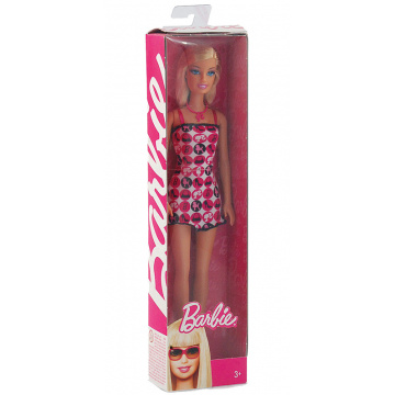 Muñeca Barbie con vestido rosa Icónico #3