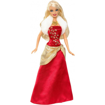 Muñeca Holiday Wishes Barbie (rubia)