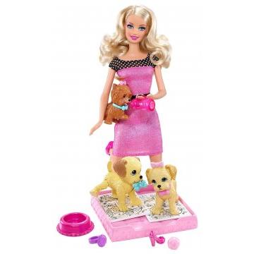 Entrenamiento para cachorros Barbie