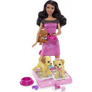 Entrenamiento para cachorros Barbie