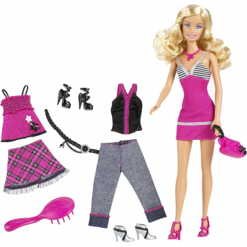 Set de regalo muñeca Barbie y accesorios Fab Life