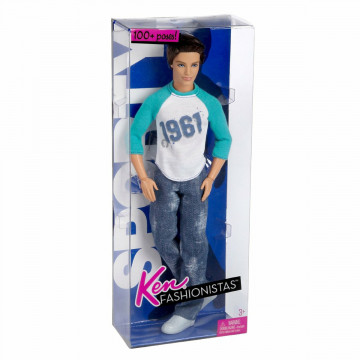 Muñeco Ken Sporty Barbie Fashionistas