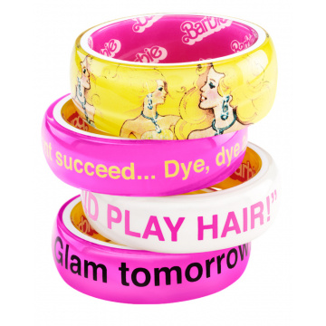 Brazalete Work Hard and Play Hair!