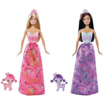 Surtido muñeca Barbie Princesa y mascotas