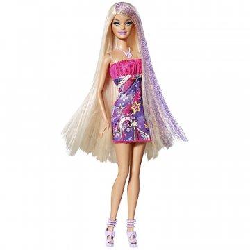 Muñeca Barbie de pelo largo (Pelo rubio)