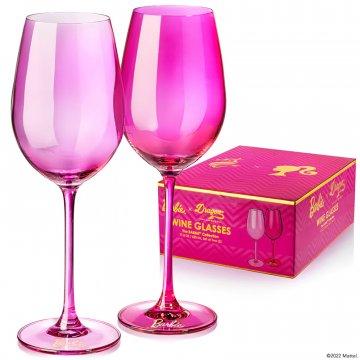 Copas de vino Barbie x Dragon Glassware