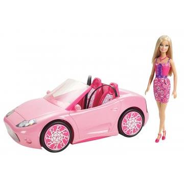 Muñeca Barbie Glam / descapotable (KM)