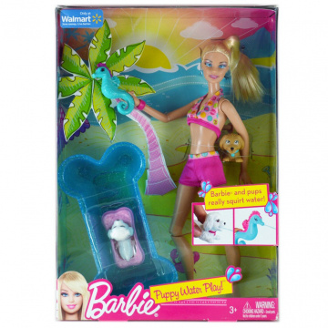 Barbie Puppy Water Play (rubia)