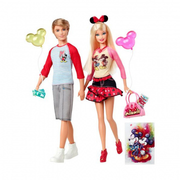Pack de 2 muñecas Love Disney Barbie & Ken
